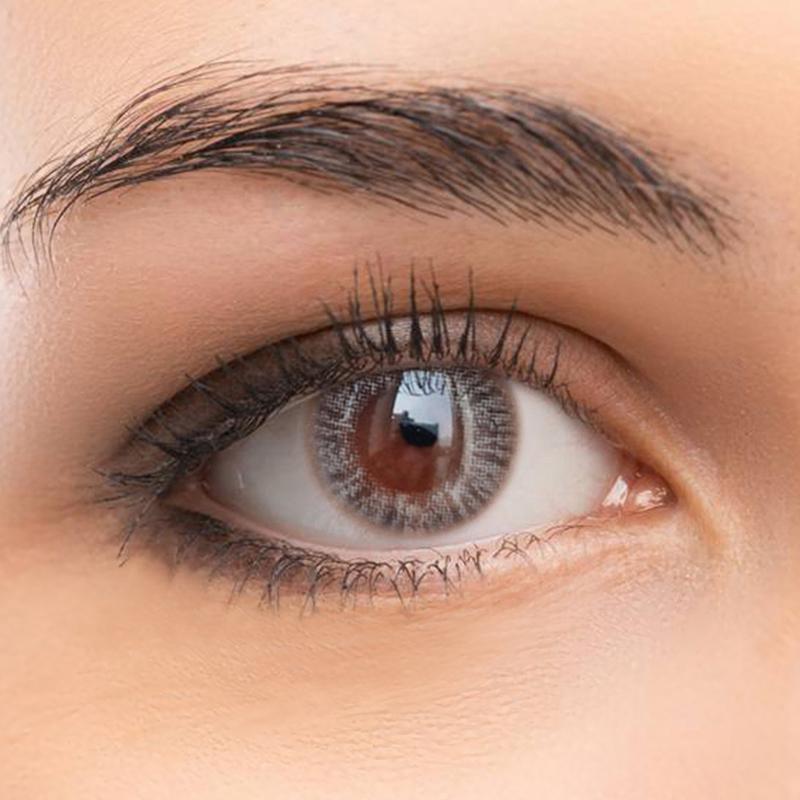 Japan IMOOL disposable quarterly colored contact lenses 2pcs packing Chocolate  Grey