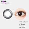 Bausch & Lomb Lacelle disposable bi-weekly color contact lenses Cute Crystal Gray(six lense per box)