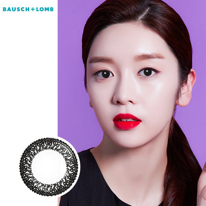 Bausch & Lomb lace bright eye size diameter disposable daily color contact Magic Brown Black