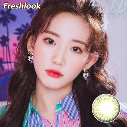 Freshlook Illuminate small diameter 13.8mm disposable daily color contact lenses Green