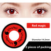 Halloween & cosplay Yearly Color Contacts Red magic (2pcs/box)