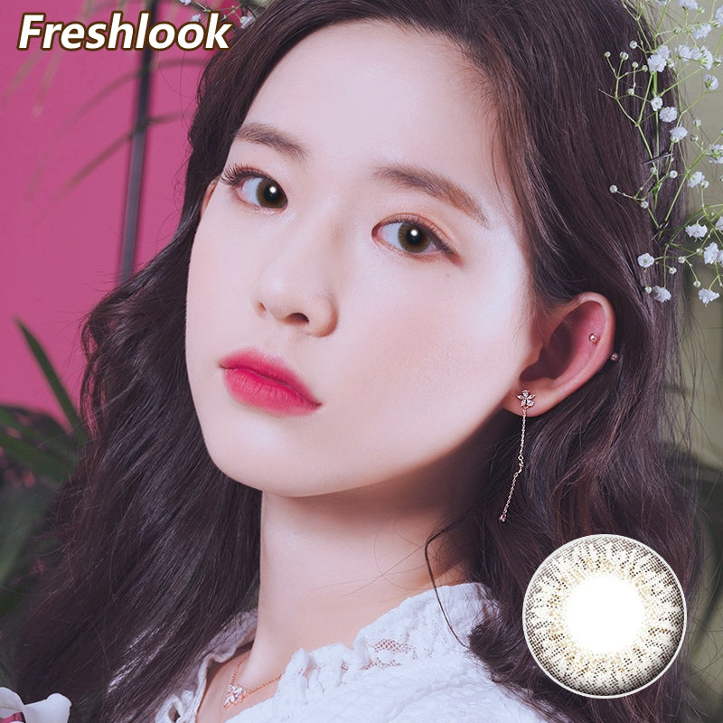 Freshlook Illuminate small diameter 13.8mm disposable daily color contact lenses  Grey