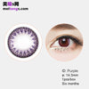 Bausch & Lomb one piece mixed blood small diameter disposable half yearly color contact lenses Purple