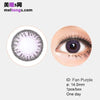 Bausch & Lomb Lacelle disposable daily color contact lenses Fan Purple