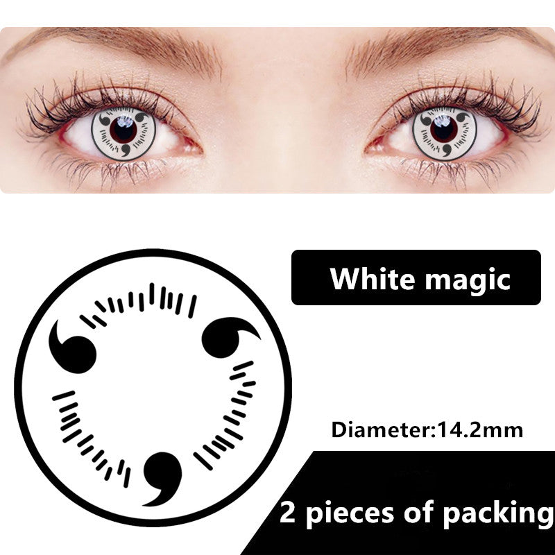 Halloween & cosplay Yearly Color Contacts White magic (2pcs/box)