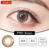 MiaoMou yearly Contact Lenses Pro Brown (2pcs/box)